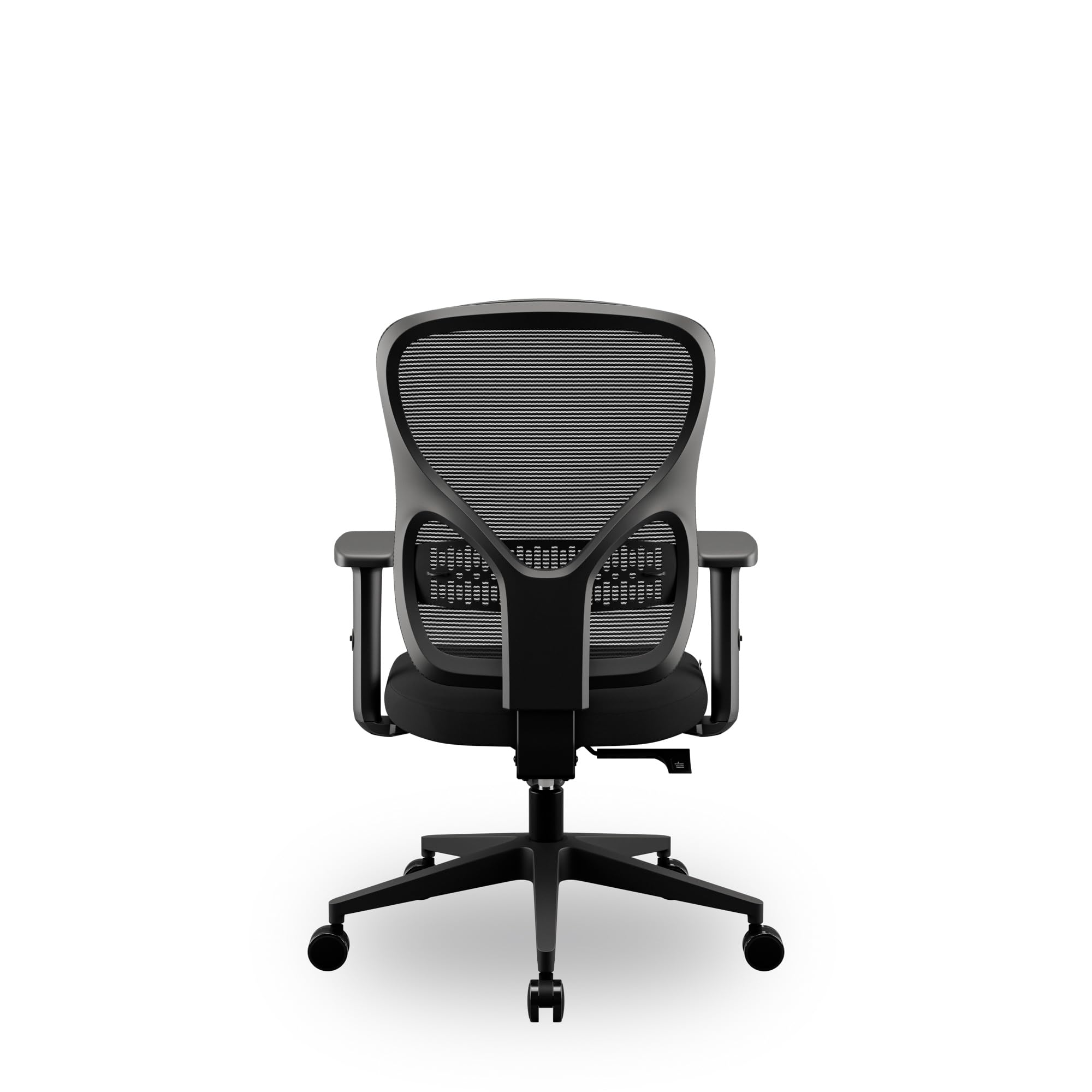 Jan Nowak Bürostuhl ergonomisch Schreibtischstuhl Netz 3D Armlehnen 130 kg | Drehstuhl, Computerstuhl mit Lordosenstütze, Wippmechanik mit 3 Arretierungen, breiter Sitzfläche, Rollen für Büro Homeoffice