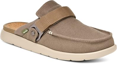 Sanuk Mens Happy Hour Lite | Bottle Opener Buckle | Slip On Shoes for Men | Mens Loafers | Removable EVA Insole