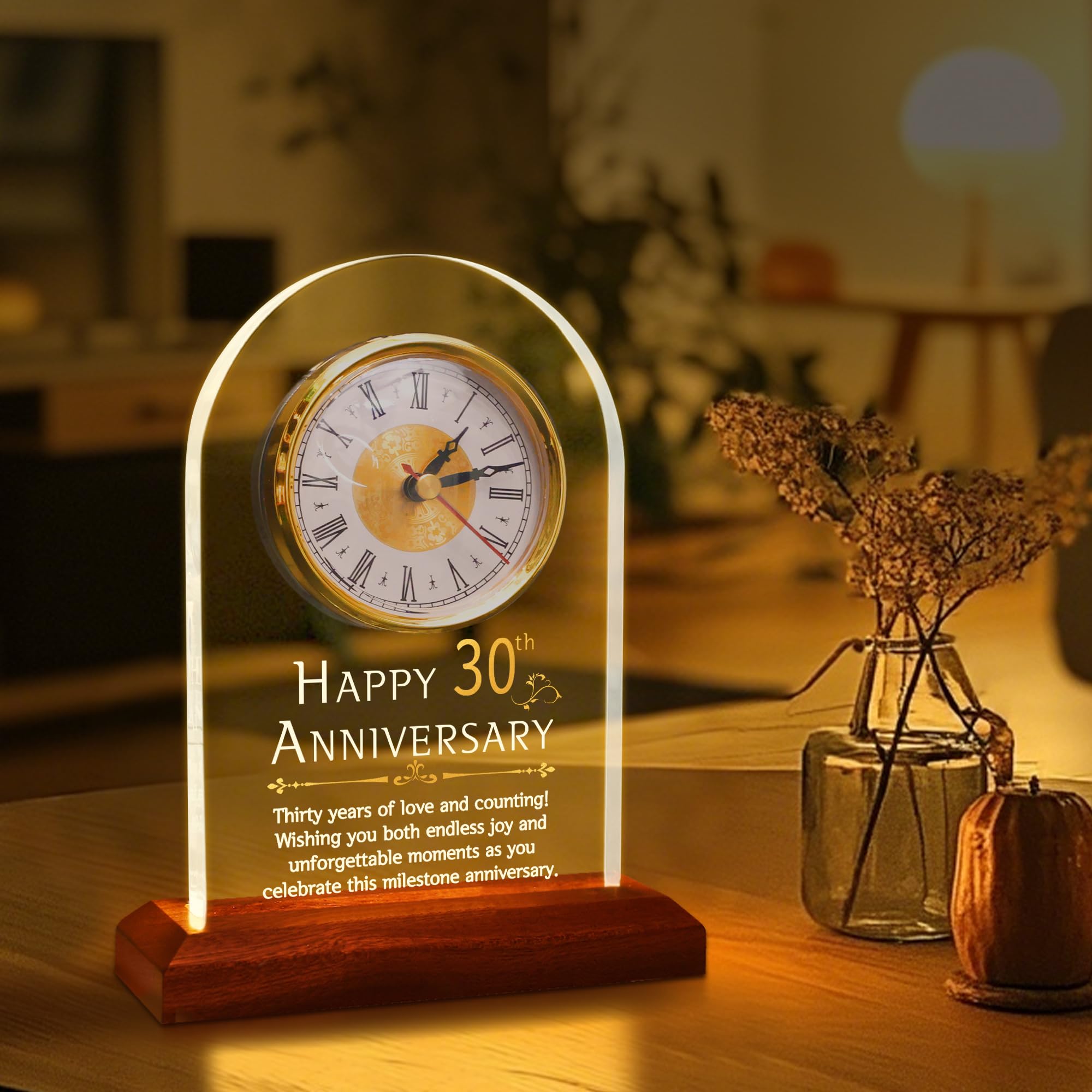 OkiyiD 30th Anniversary Wedding Gifts for Couples 30 Years of Marriage - Image 3