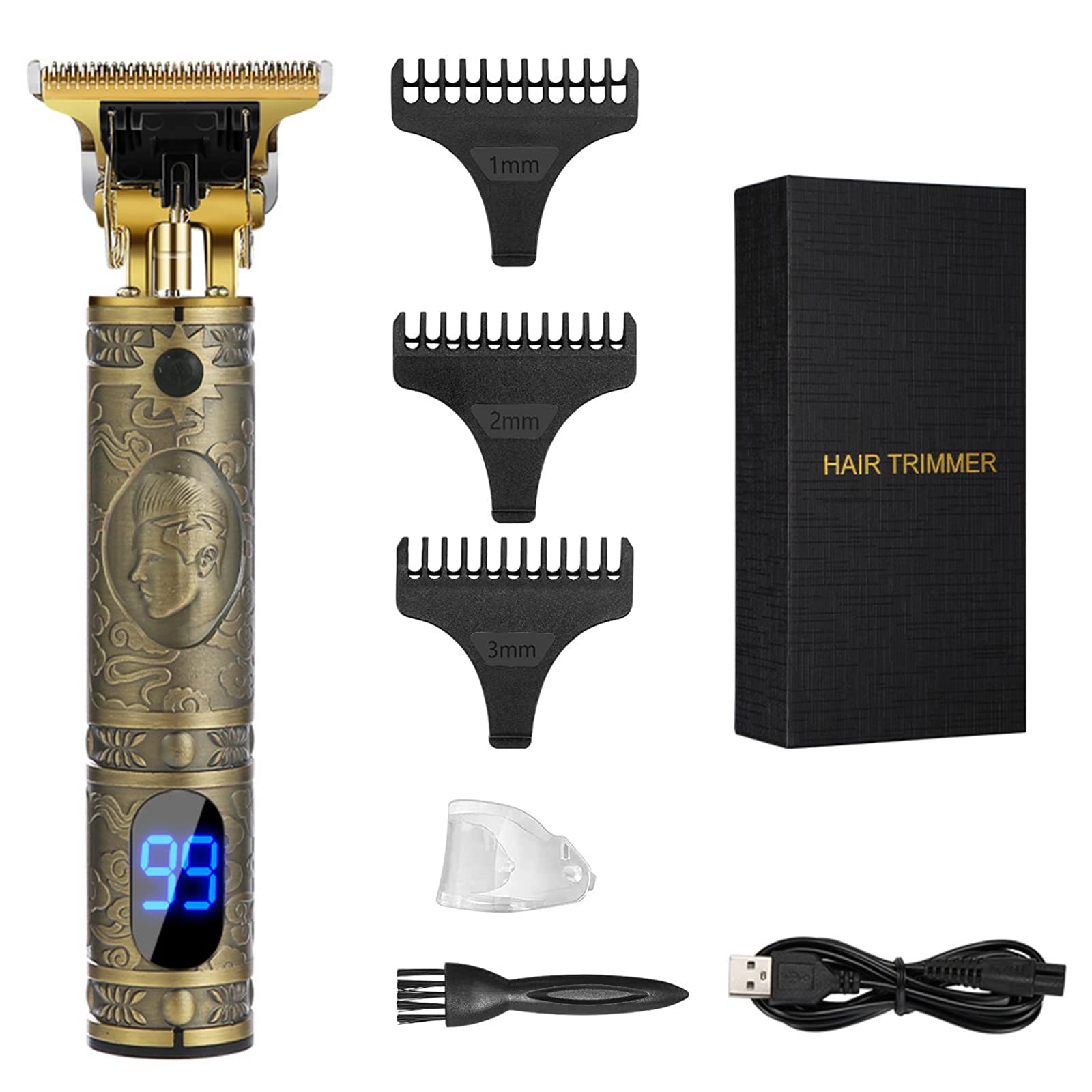 Buy Professional Beard Hair Trimmer for Mustache and Body Hair with LED