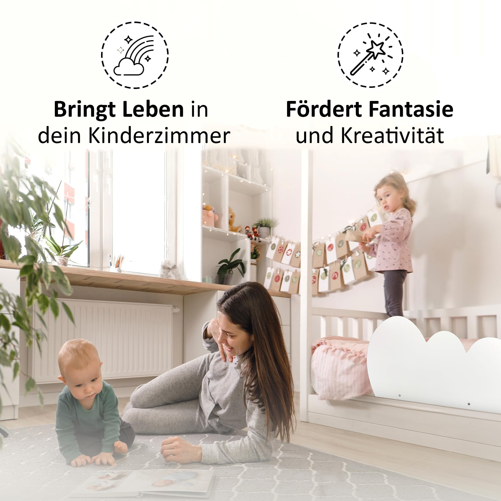 Rete letto Nuvola Wendy, Protezione Letto Bambino