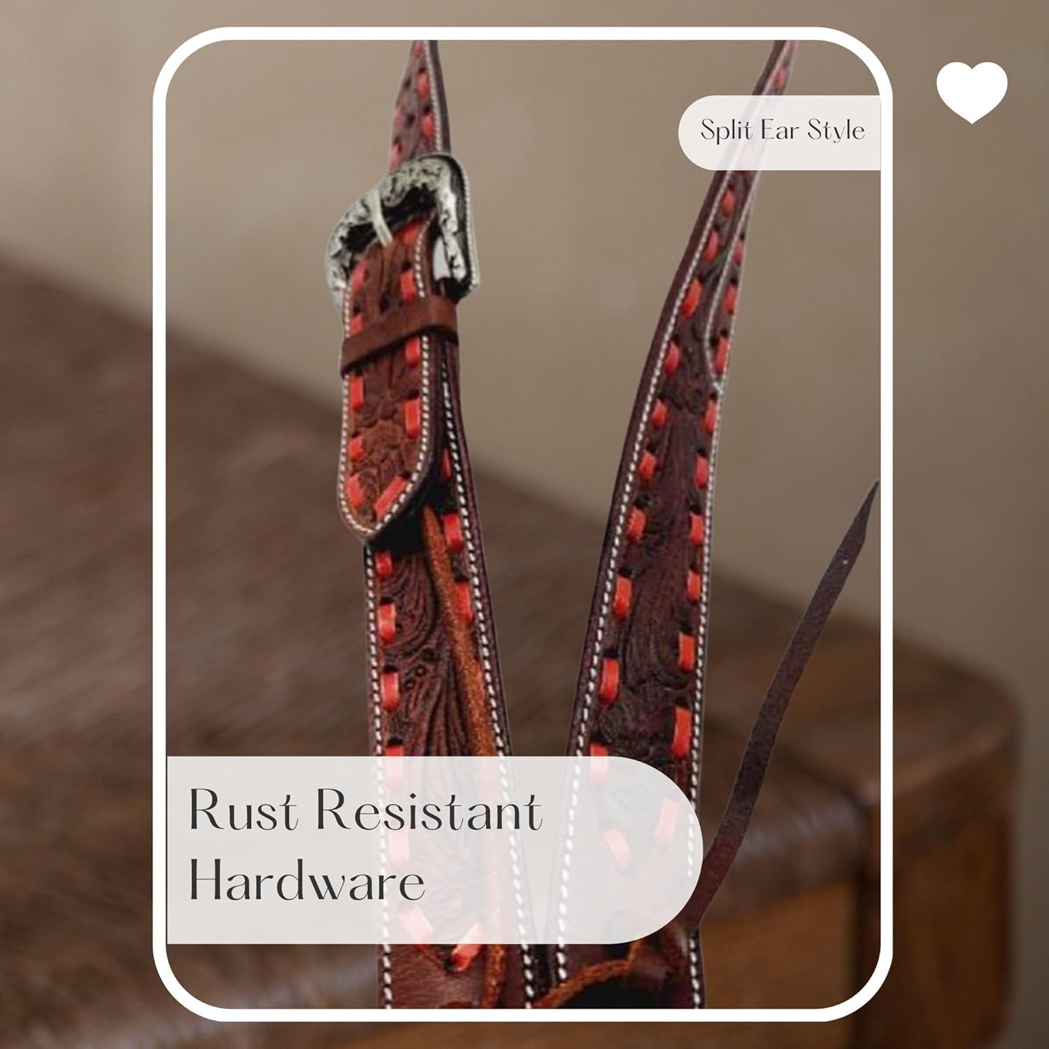 Ranch Hand Headstall - Handcrafted Leather Bridle for Horses