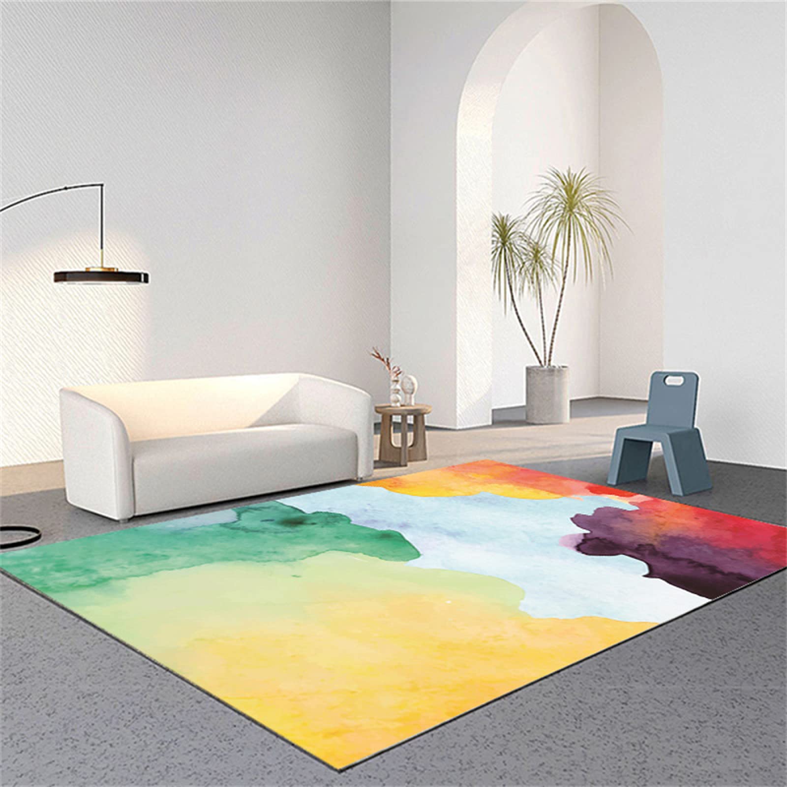 Tapis chambre garcon et ado fille antidérapant pour deco chambre moderne