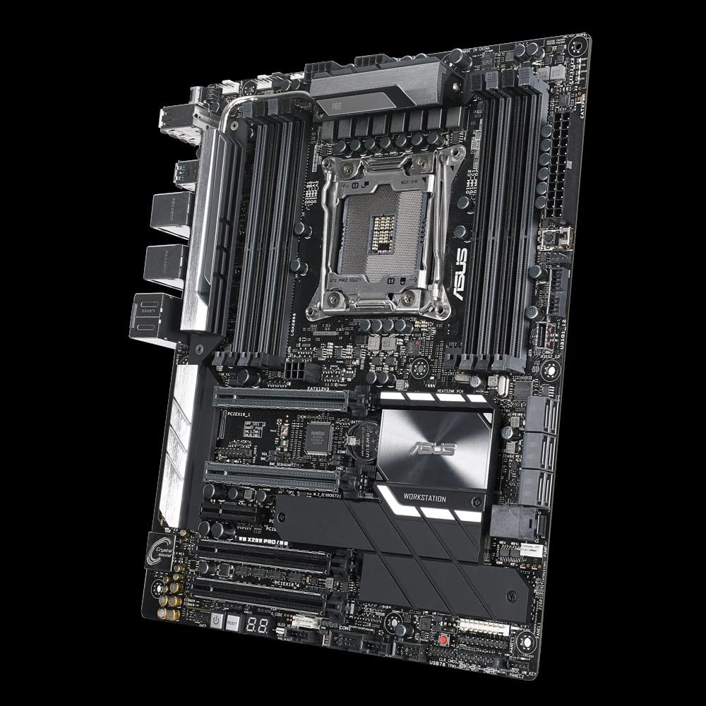 ASUS WS X299 PRO/SE 2066 Intel X299 DDR4 S-ATA 600 ATX Workstation Socket - Black