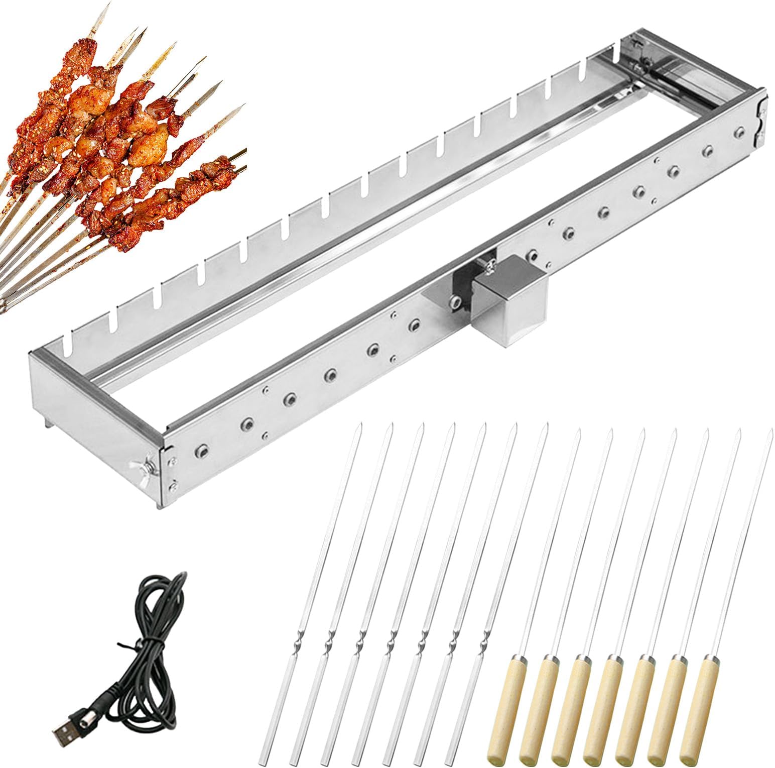 Schaschlik Drehspiess Mit Motor