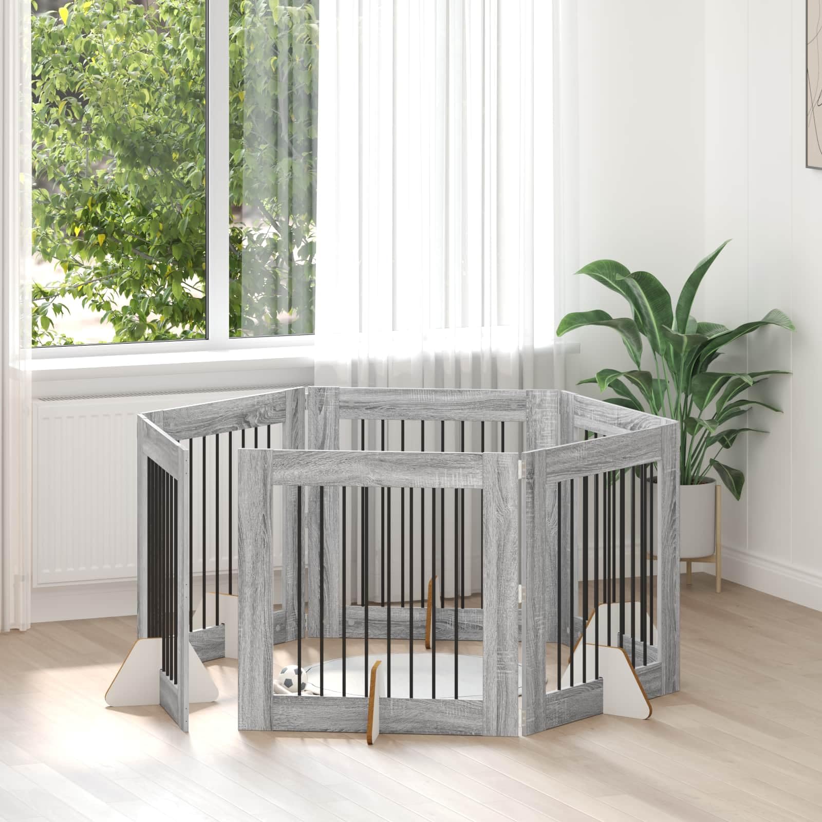 Enclos intérieur pliable pour chien idéal pour sécuriser le salon