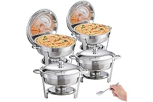 VEVOR 6 Qt Round Chafing Dish Buffet Set
