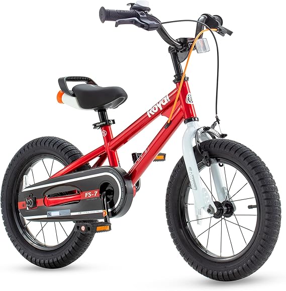 RoyalBaby Kids Bike EZ Balance to Pedal Dual Handbrake Toddlers Boys Girls Bicycle 12-20 Inch for Age 3-10 Years