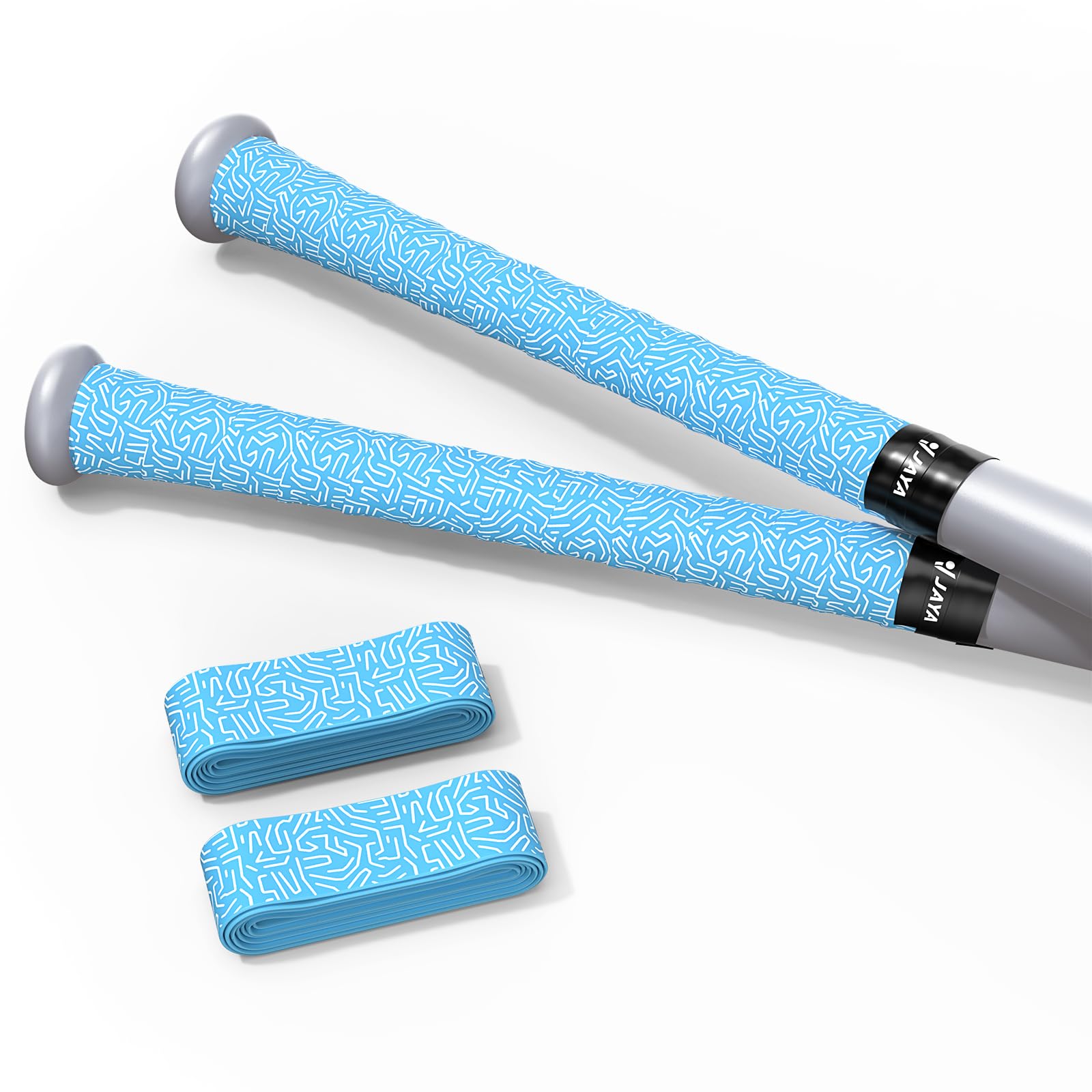 JAYA 2 Pack PU Bat Grip Tape – 1.1mm Non-Slip Polyurethane Handle Wrap for Baseball & Softball Bats, Soft Feel & Pro-Level Control