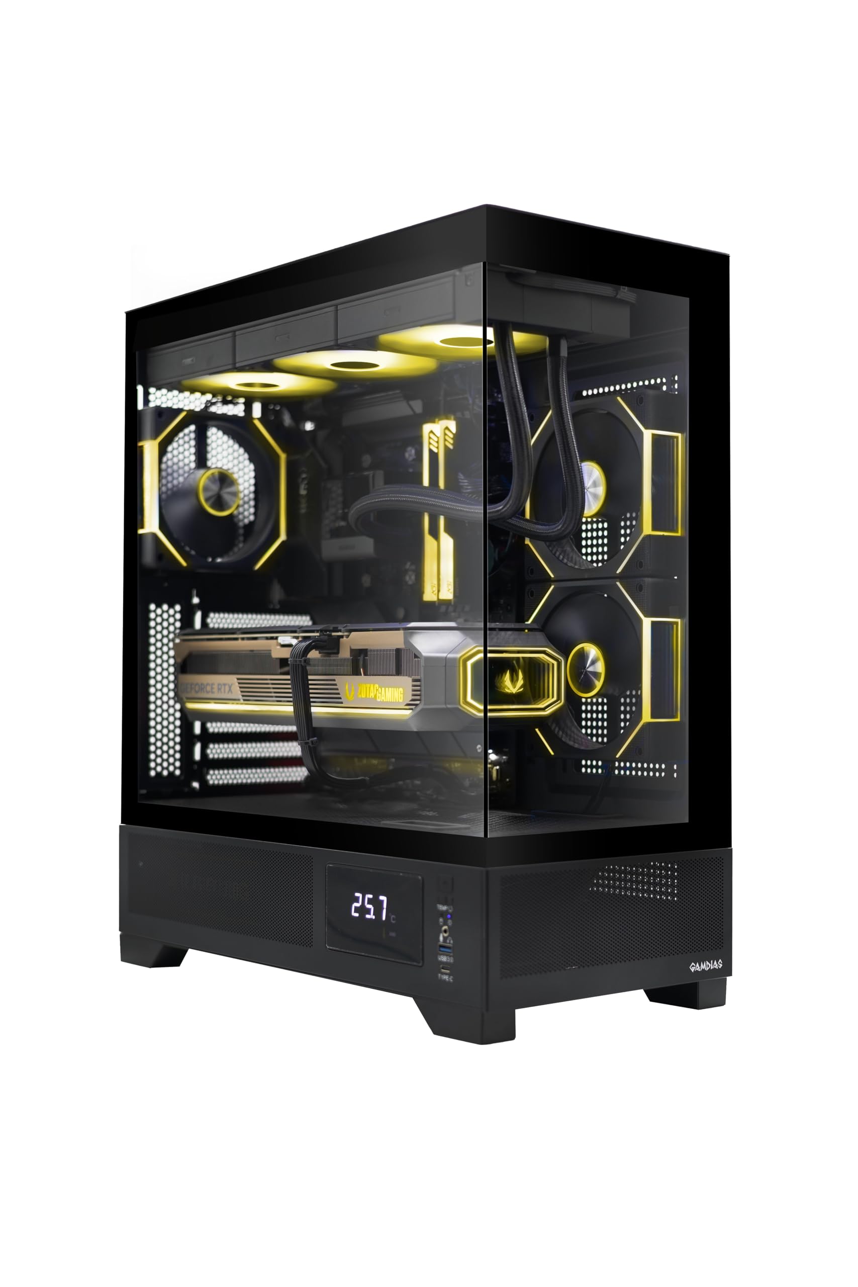ZOTAC MEK AI-Enhanced Gaming PC Desktop Computer - NVIDIA GeForce RTX 5090, AMD Ryzen 7 9800X3D Up to 5.2GHz, 32GB DDR5 RGB, 2TB NVME M.2 SSD, 1300W 80+ Gold PSU, WiFi 7, Windows 11