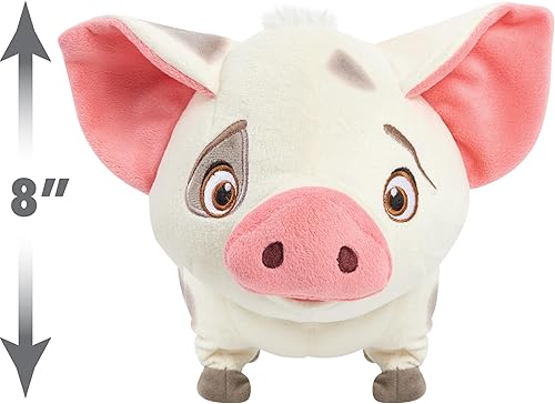 Miniatura 6 de Just Play - Disney Princess Moana Walk  Snort Pua cuenta con peluche de peluche sonidos y movimiento cerdo