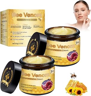 2PCS Bee Venom Comprehensive Cream, Bee Venom Skin Treatment Cream, Professional Bee Venom cream, Deep Moisturizing and Hydrating, for All Skin Types