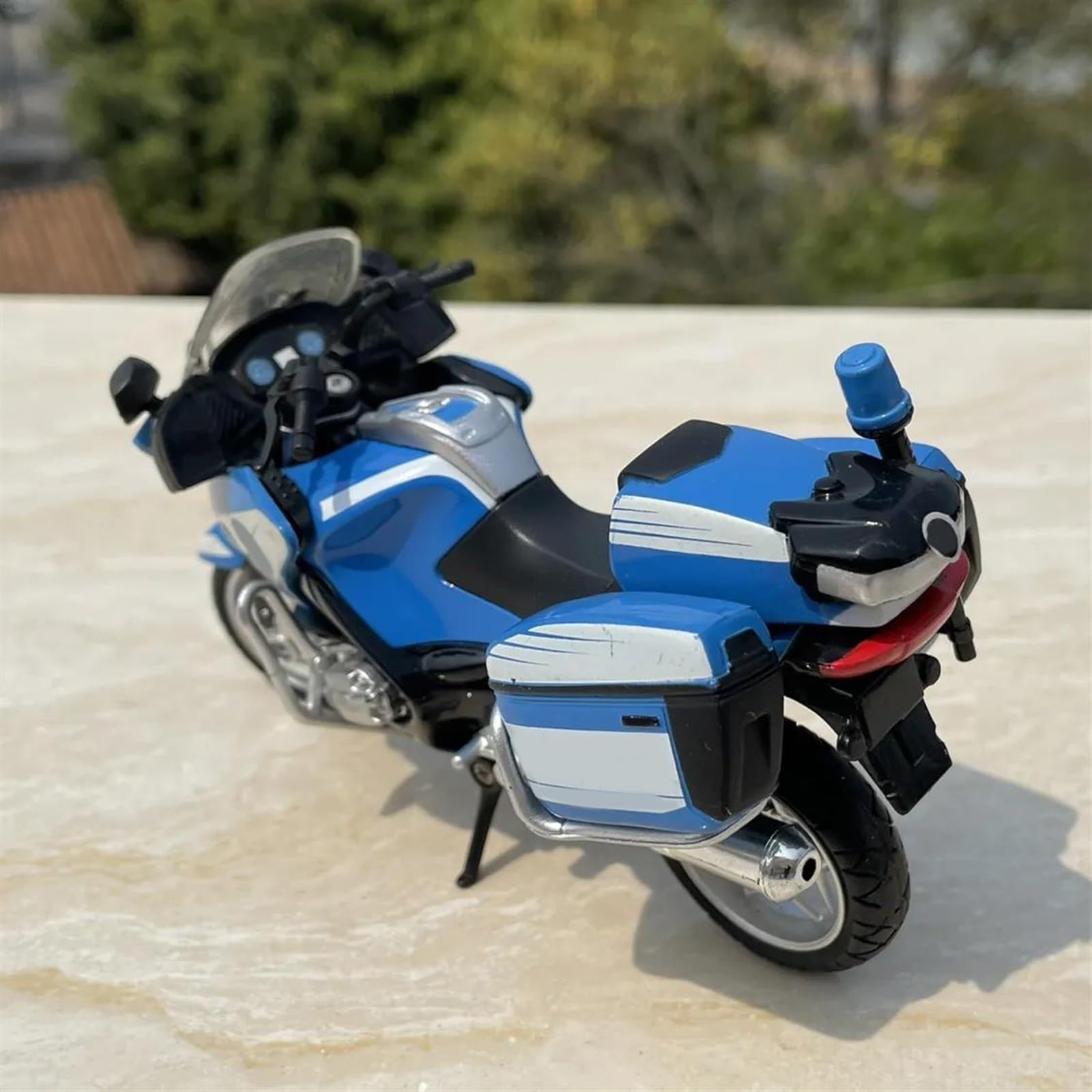 SEYXF Motorbike Toy Motorcycle Simulation Diecast Model Collection Gift 1:18 for BMW Patrol
