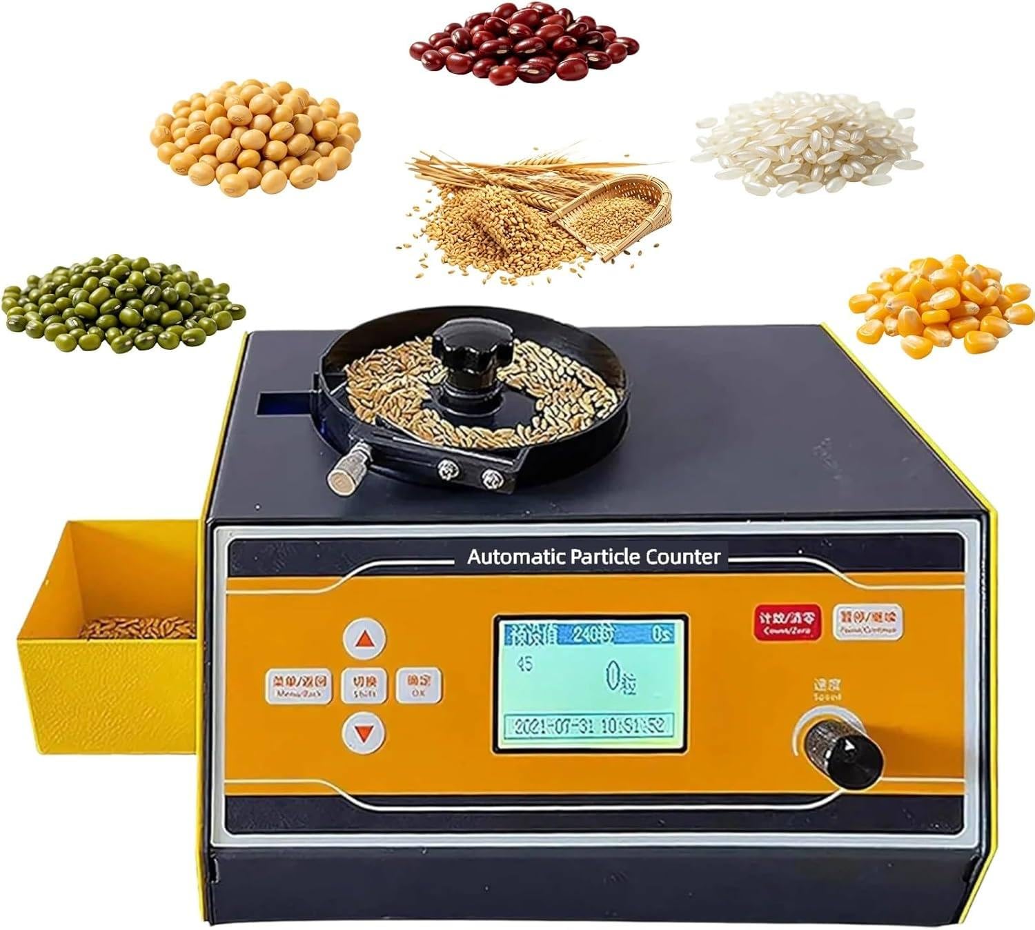 Poimhew Multicolor Seed Particle Counter Seeds Counter Machine,Micro Automatic Digital Seed Counter Particle Counting Machine For Rice, Wheat, Sorghum, Corn, Vegetables Seed