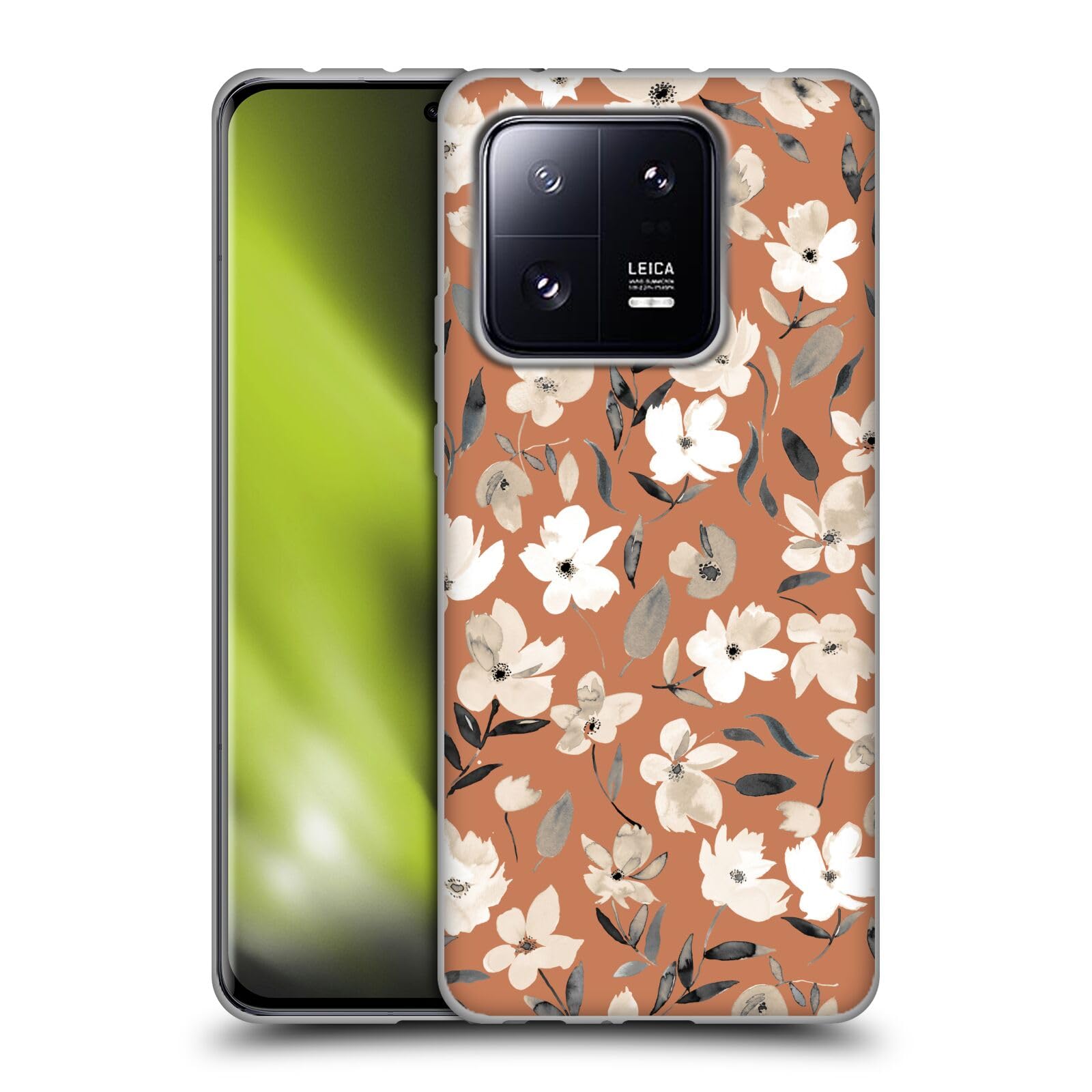 Head Case Designs Officially Licensed Ninola Fresh Fall Flowers Copper Nature Bold Soft Gel Case Compatible With Xiaomi 13 Pro 5G