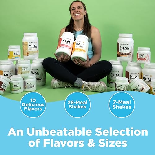 Miniatura 5 de TransformHQ Batido de reemplazo de comidas en polvo, 28 porciones (vainilla), sin gluten, sin OMG