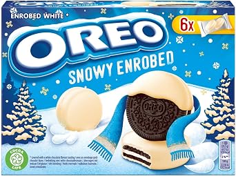 OREO Covered White Chocolate Biscuits 246 g (Pack of 10 Boxes)
