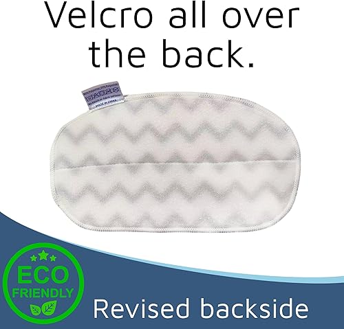 Miniatura 3 de F Flammi Almohadilla de repuesto para trapeador de vapor resistente PurSteam ThermaPro 10 en 1, almohadillas reutilizables lavables de microfibra