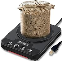 Vista 1 de Tapete calentador de masa madre, almohadilla térmica de calentamiento con temporizador de 12 horas, control preciso de termostato de 1 °F