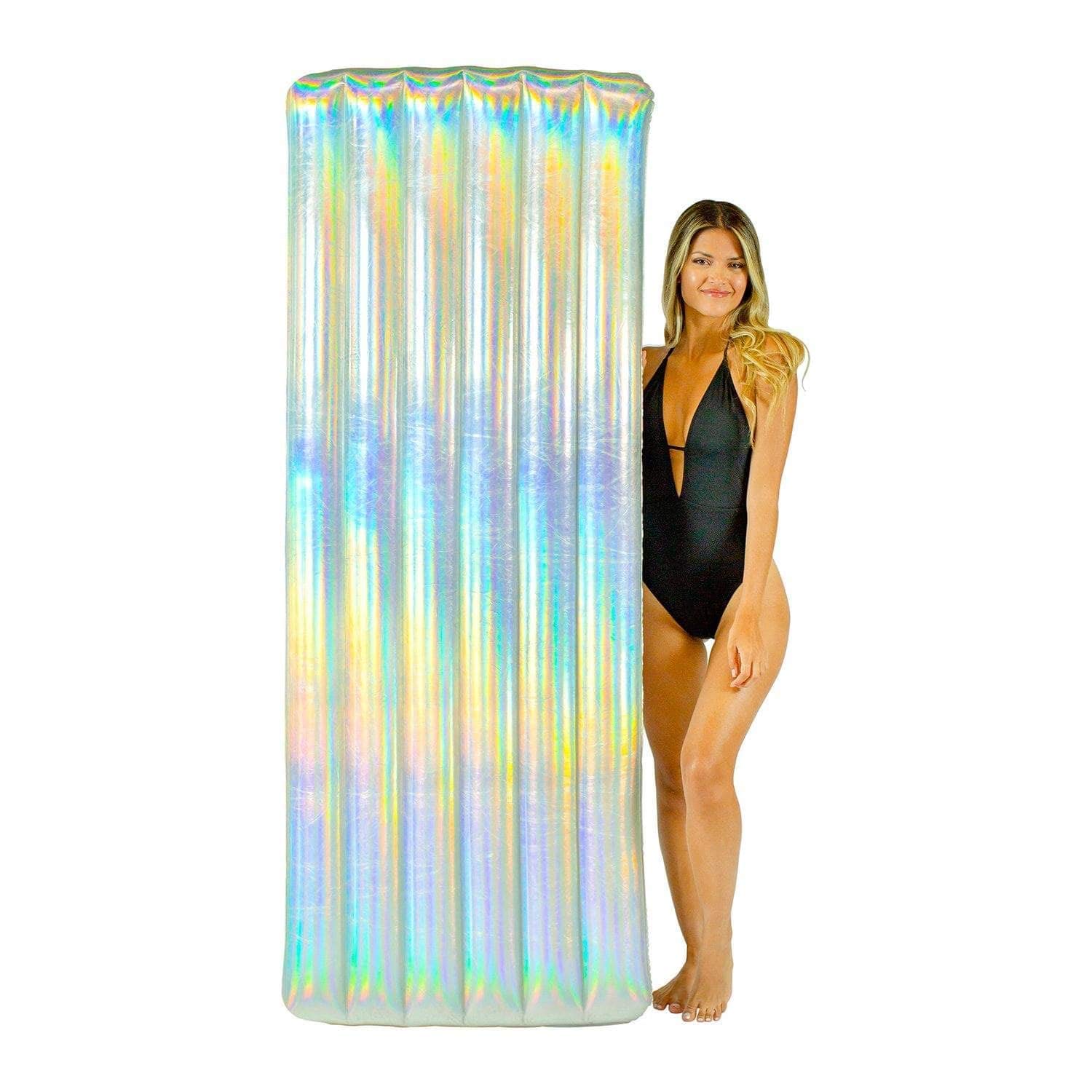 Poolcandy Holographic Deluxe Pool Raft - 74 x 30