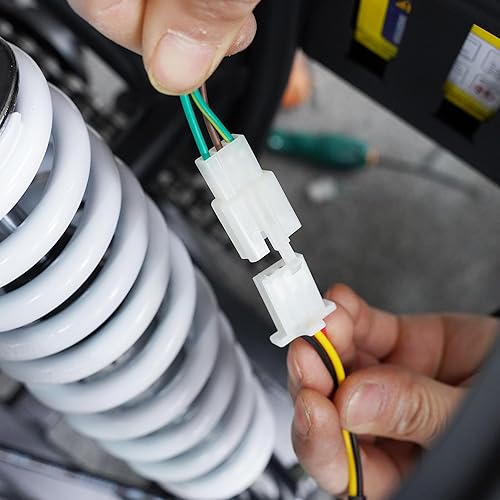 Miniatura 5 de RUTU Faro delantero LED de 12 V y luz trasera de freno trasera compatible con 125cc 150cc 250cc 300cc ATV Quads chino 4 ruedas Coolster, Vitacci