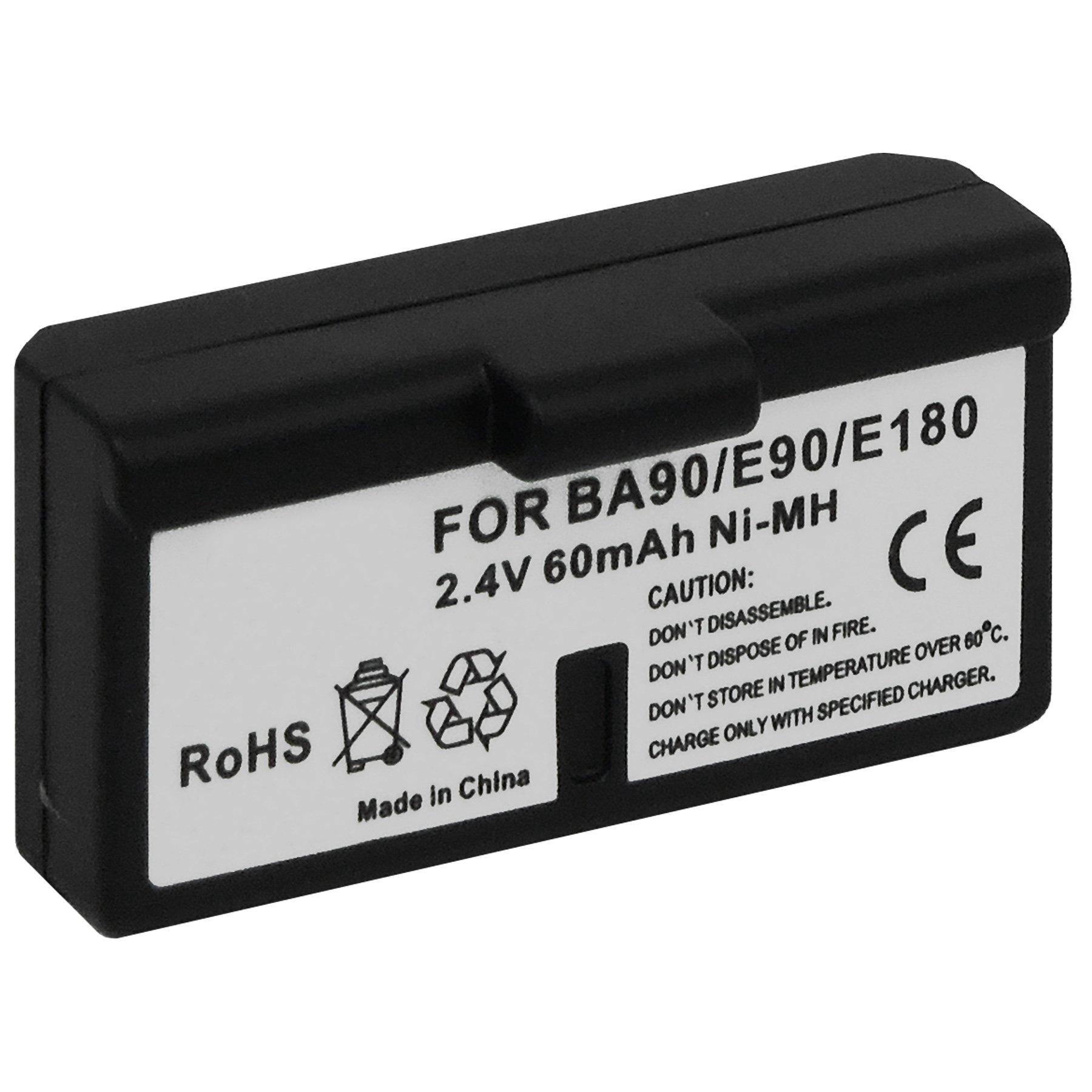 10x Batteria Sostituisce Sennheiser BA90, E90, E180 Per Auricolari Cuffie 60mah 2 4v Nimh 888302546 - Foto 9