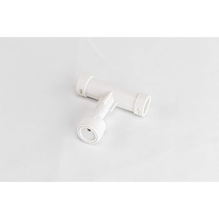 Dura Faucet (DF-RK901-WT) RV Shower Faucet Diverter Tee Replacement (White)