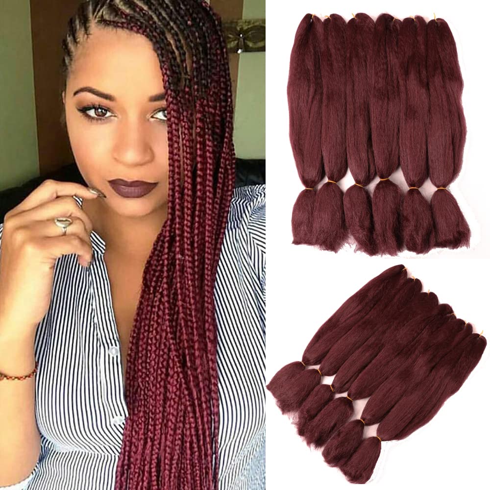 Buy 24 Inch Pre Stretched Braiding Hair Easy and Faster Braiding Hair