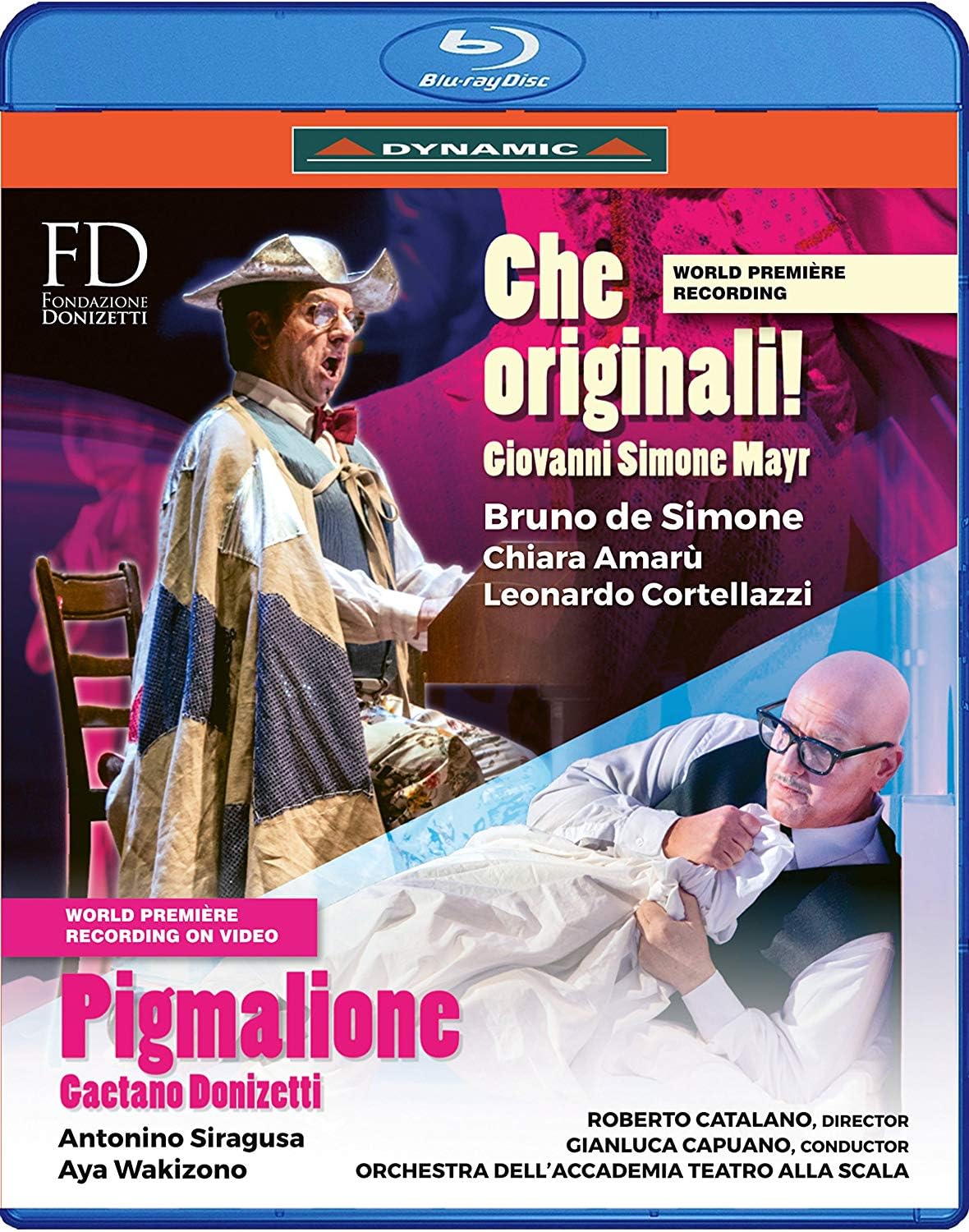 Giovanni Simone Mayr: Che originali!, Gaetano Donizetti: Pigmalione [Blu-ray] [Region Free] [NTSC]