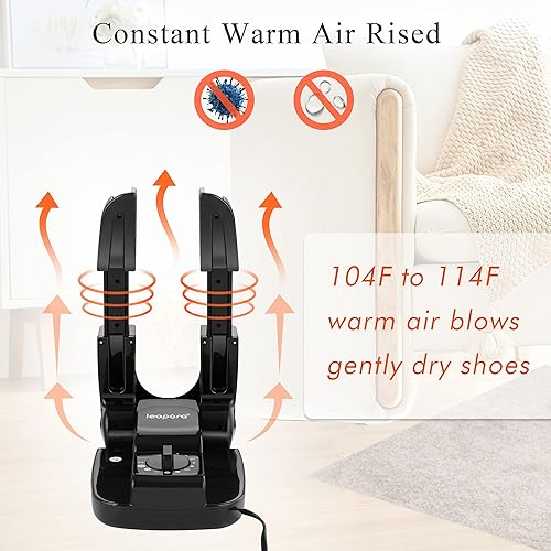 Miniatura 2 de Botas secadora y calentador de zapatos con temporizador apagado automático calentador eléctrico de zapatos y botas secadora portátil y calentador