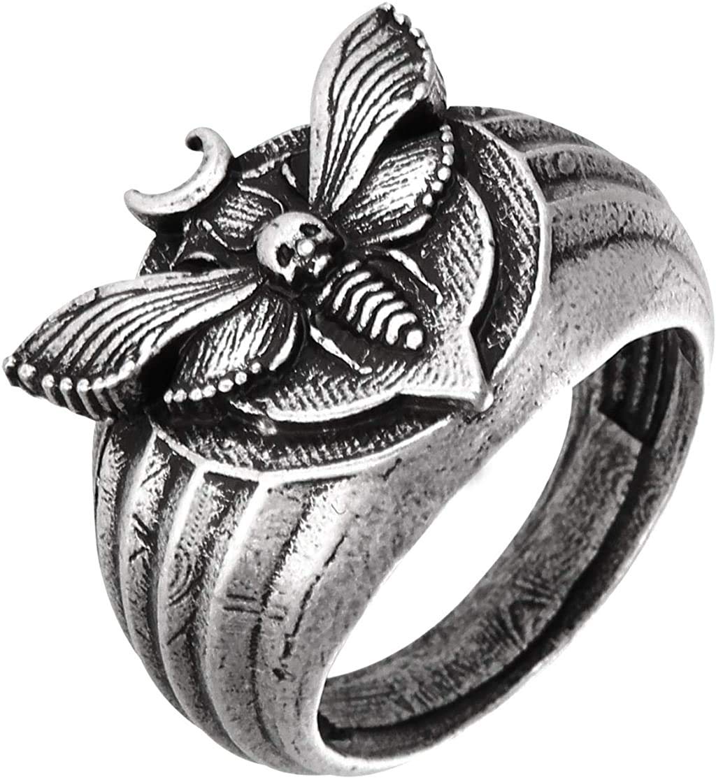 SanLanDeath's Head Hawkmoth Moth Ring