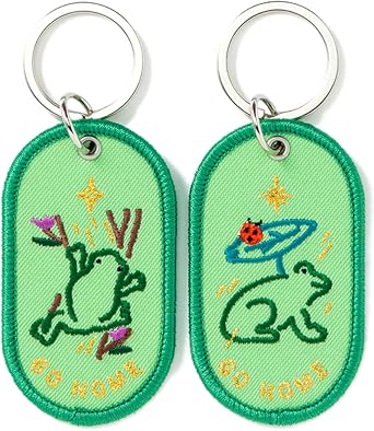 Iroha Publishing Keychain Iroha Publishing 2/8b PAIR KEY RING "FEELING Series" Unisex Adult