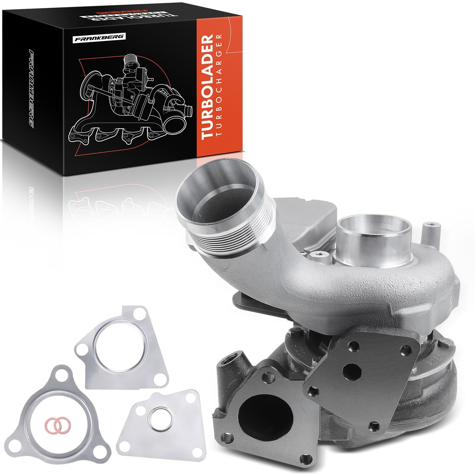 Frankberg Turbolader Kompatibel mit A4 8EC 8ED B7 3.0 TDI q.u.a.t.t.r.o 2004-2008 A6 4F2 4F5 C6 3.0 TDI q.u.a.t.t.r.o 2004-2011 A8 4E2 4E8 3.0 TDI q.u.a.t.t.r.o 2003-2010