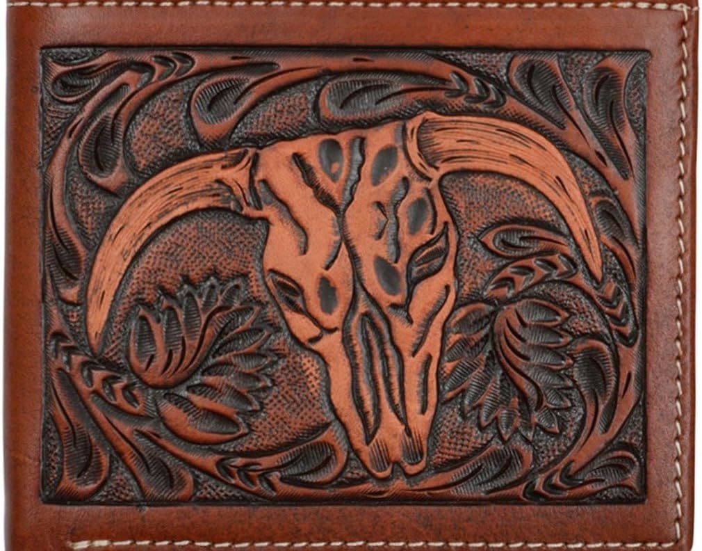 Buу 1 gеt 1 3D Tan Western Bifold Wallet