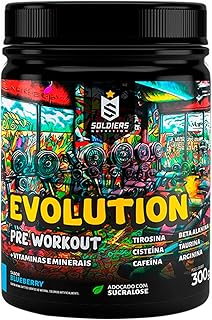 Soldiers Nutrition - Pré-Treino Evolution Pré Workout 300g - (Blueberry)