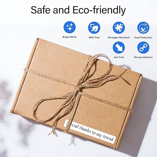 Miniatura 3 de Cruxer Compatible con Dymo 30327 - Etiquetas de carpeta de 916 x 3 716 pulgadas, 130 etiquetasarchivo de rollo, equipo, etiqueta de maquinaria, para