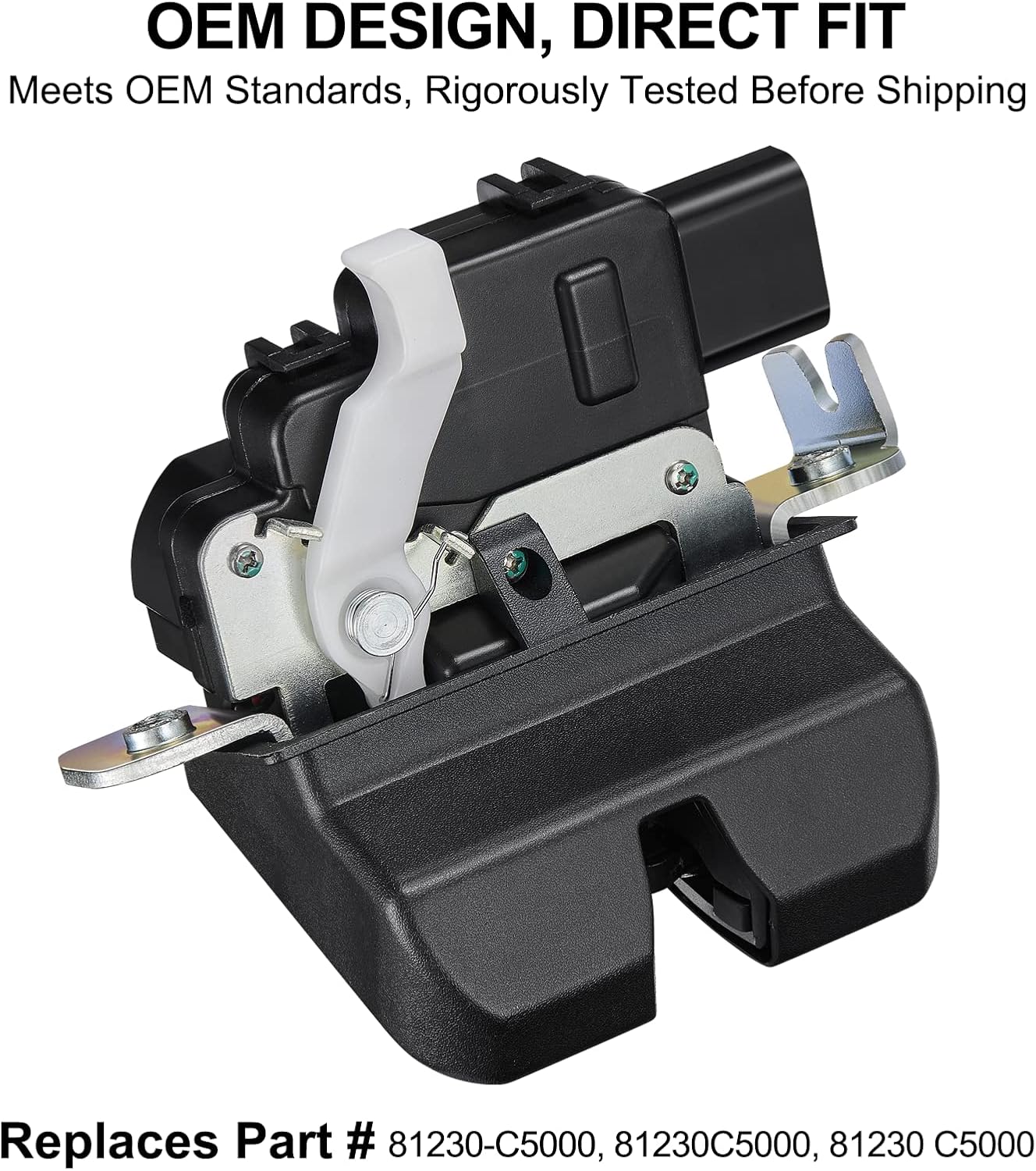 SYERAL Tailgate Latch Assembly Trunk Lid Actuator 81230-C5000 Compatible for Kia 2016-2020 Sorento Replace Liftgate Latch Lock