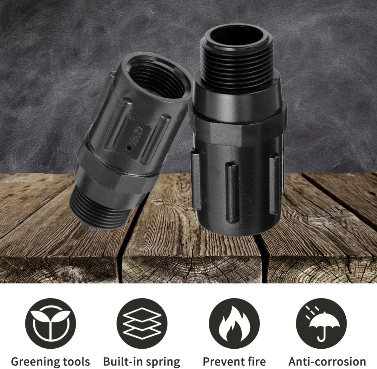 Baluue Garden Pressure Regulator 45 PSI 3/4 Hose Thread Drip Irrigation