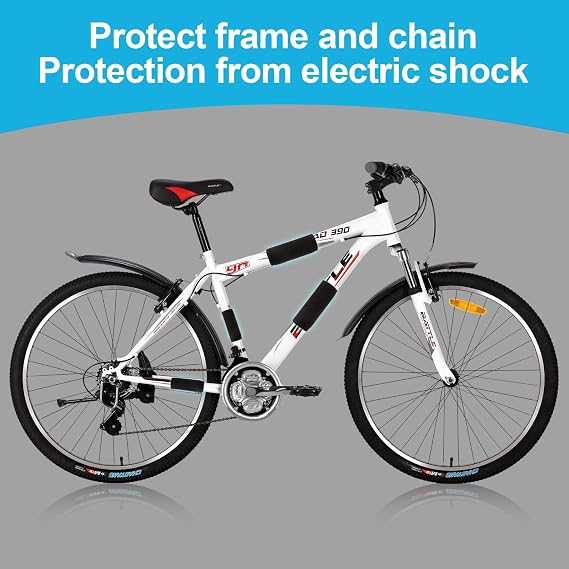 Bike Frame Protection Kit - 4-Piece, Universal Bicycle Frame Protection