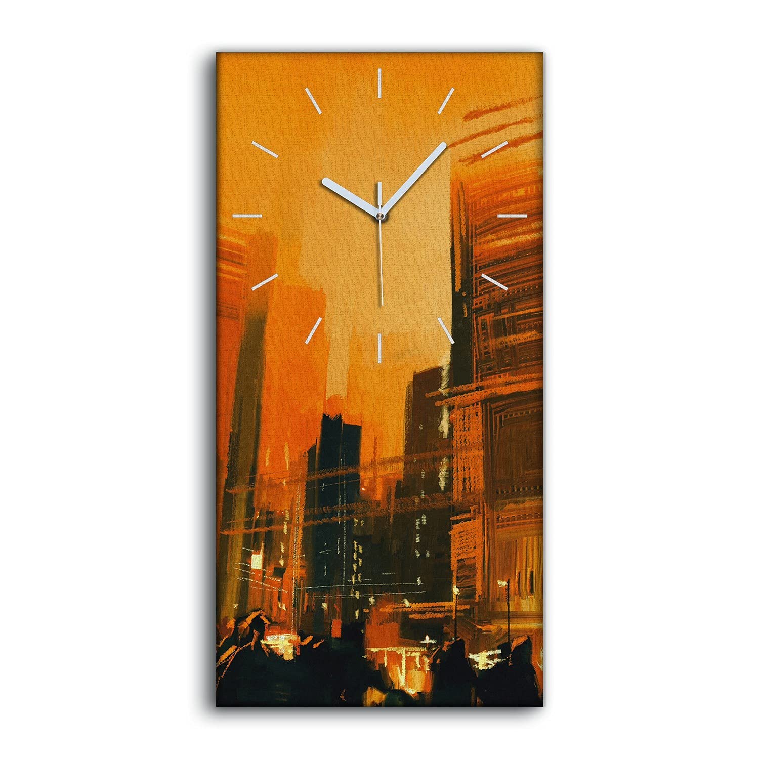 Horloge sur toile ne pas tic tac en silence pour un sommeil paisible