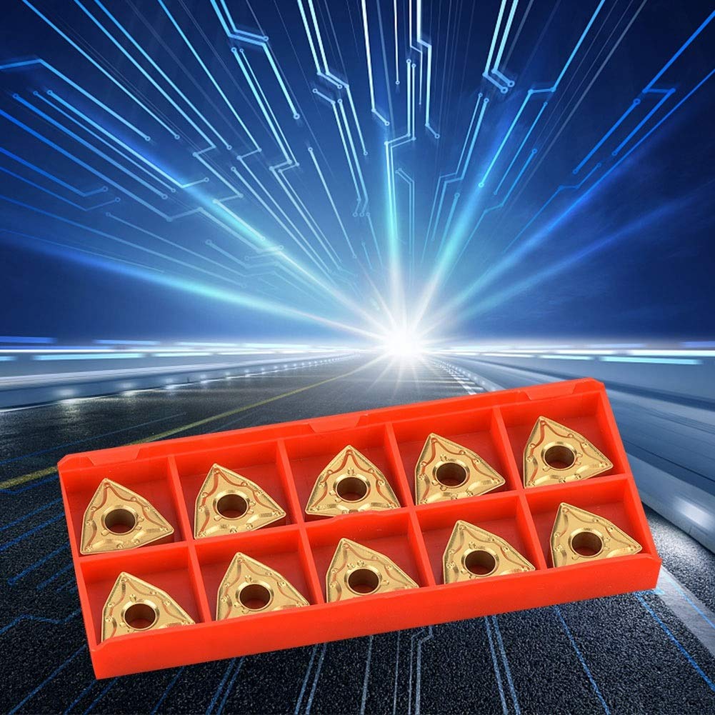 Samfox Insertos de Carburo WNMG 10 Piezas para Torno Herramienta de Corte CNC
