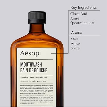 Aesop Oral Care Duo | Mouthwash & Toothpaste Set for Fresh Breath | Daily Botanical Oral Hygiene Kit (16.9 oz + 3.4 oz)