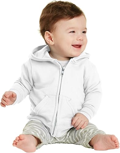 Precious Cargo Sudadera infantil con capucha y cremallera completa. CAR78IZH Blanco 06M, Blanco, 6 Meses
