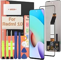 TGHongKy Xiaomi Redmi 10 4G kijelző csere LCD érintőképernyő digitalizáló panel fekete 1