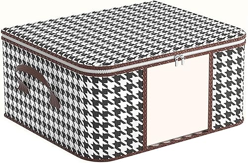 Bolsa de almacenamiento con panel visual reutilizable apilable, suministros de campamento y bolsas de viaje para equipaje, ahorro de espacio con asa