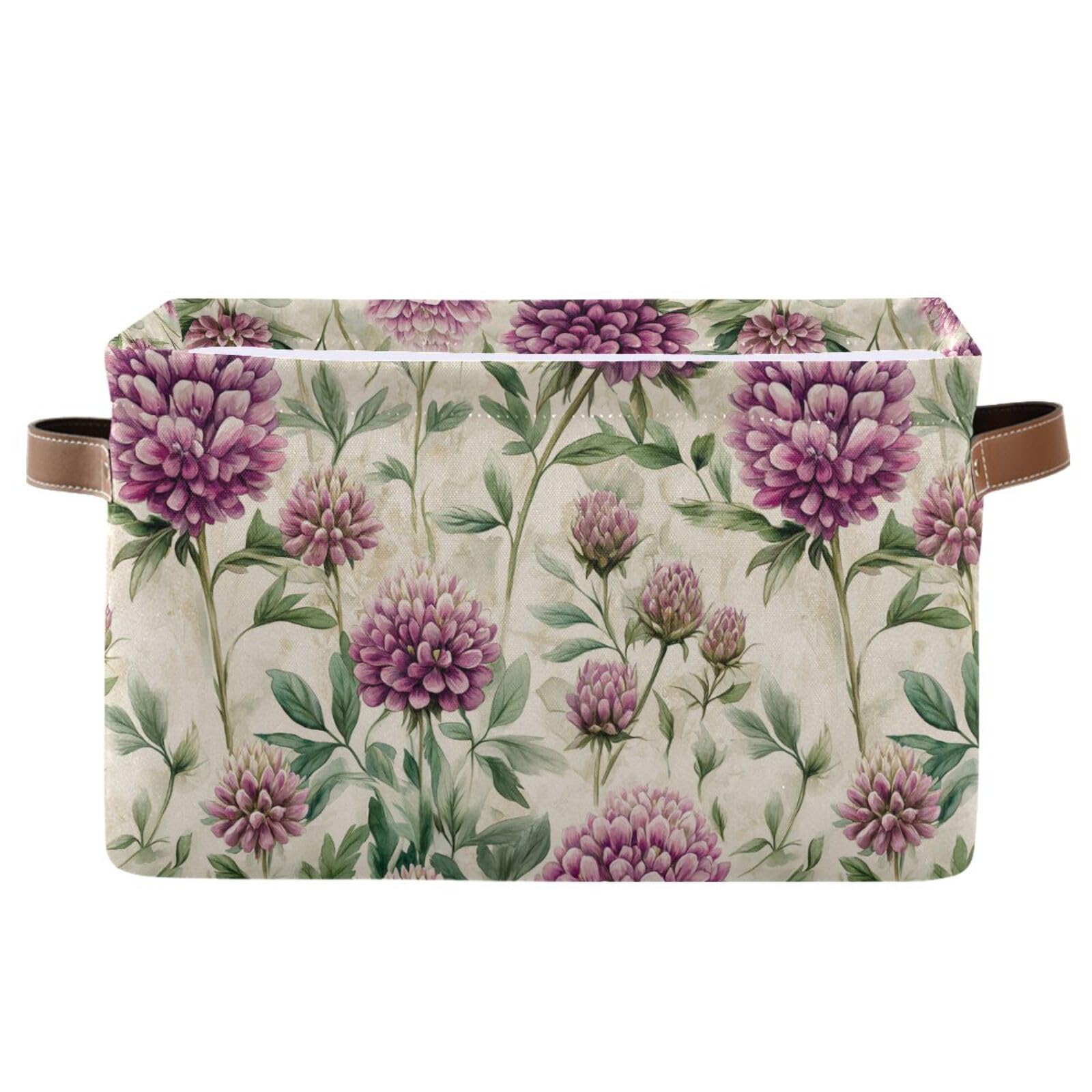 Panier de rangement pour jouets avec poignée robuste KLL Beauty lot de 2