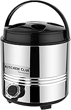 Thermosteel Double Walled Insulated Vacuum Thermos Flask 5 Liter - Stainless Steel Water Jug/Bottle Hot and Cold Beverages for Upto 4-5 Hours, BPA Free and Leakproof Tap