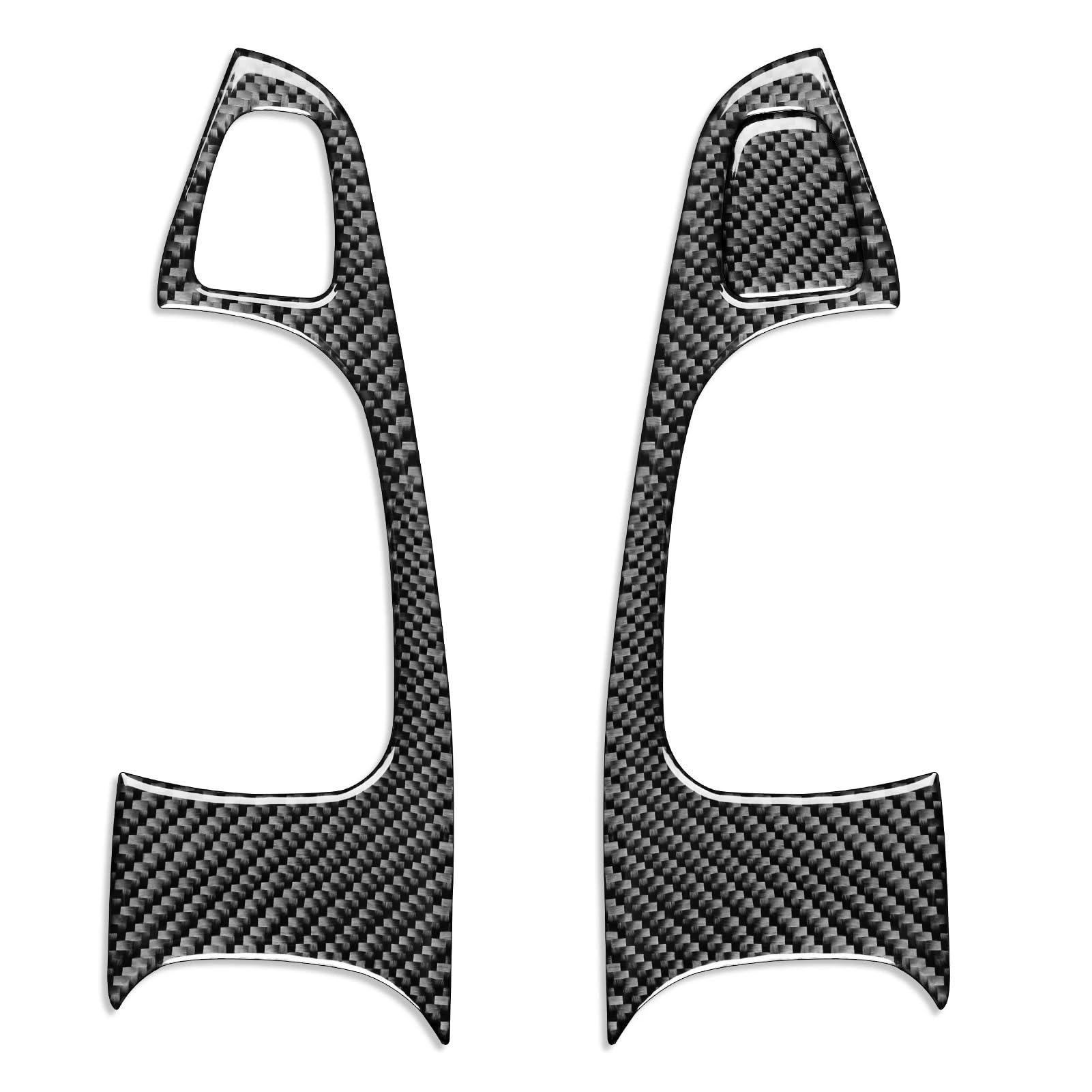 Compatible con E46 1998 1999 2000 2001 2002 2003 2004 2005 Botón elevación ventana Marco Panel Embellecedor Cubierta Pegatinas interiores coche Pegatinas Coche Adhesivas(Black)