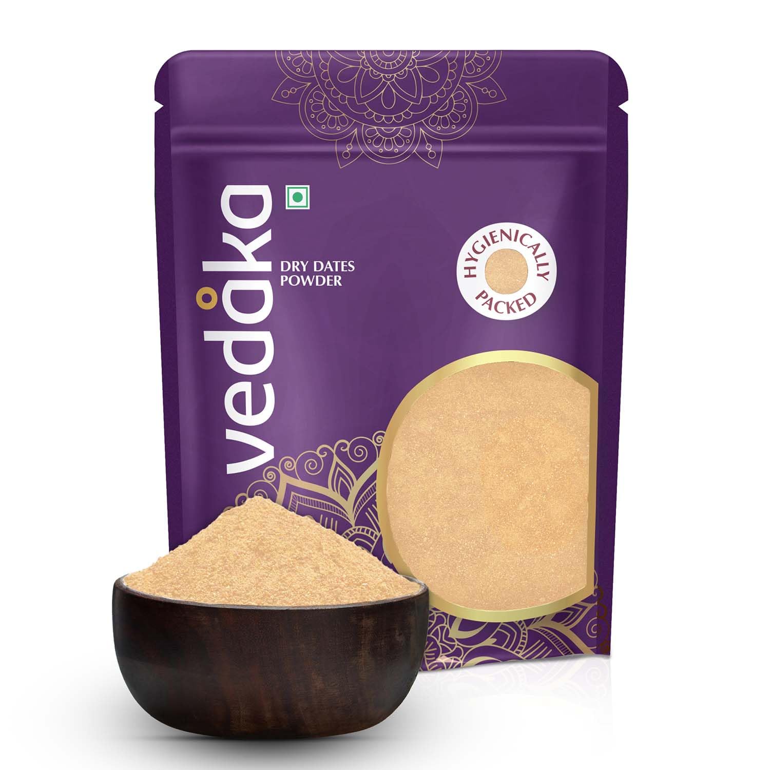 Amazon Brand - Vedaka Dry Dates Powder | 500 g | Natural Sweetness of Dates | Hygienically Packed