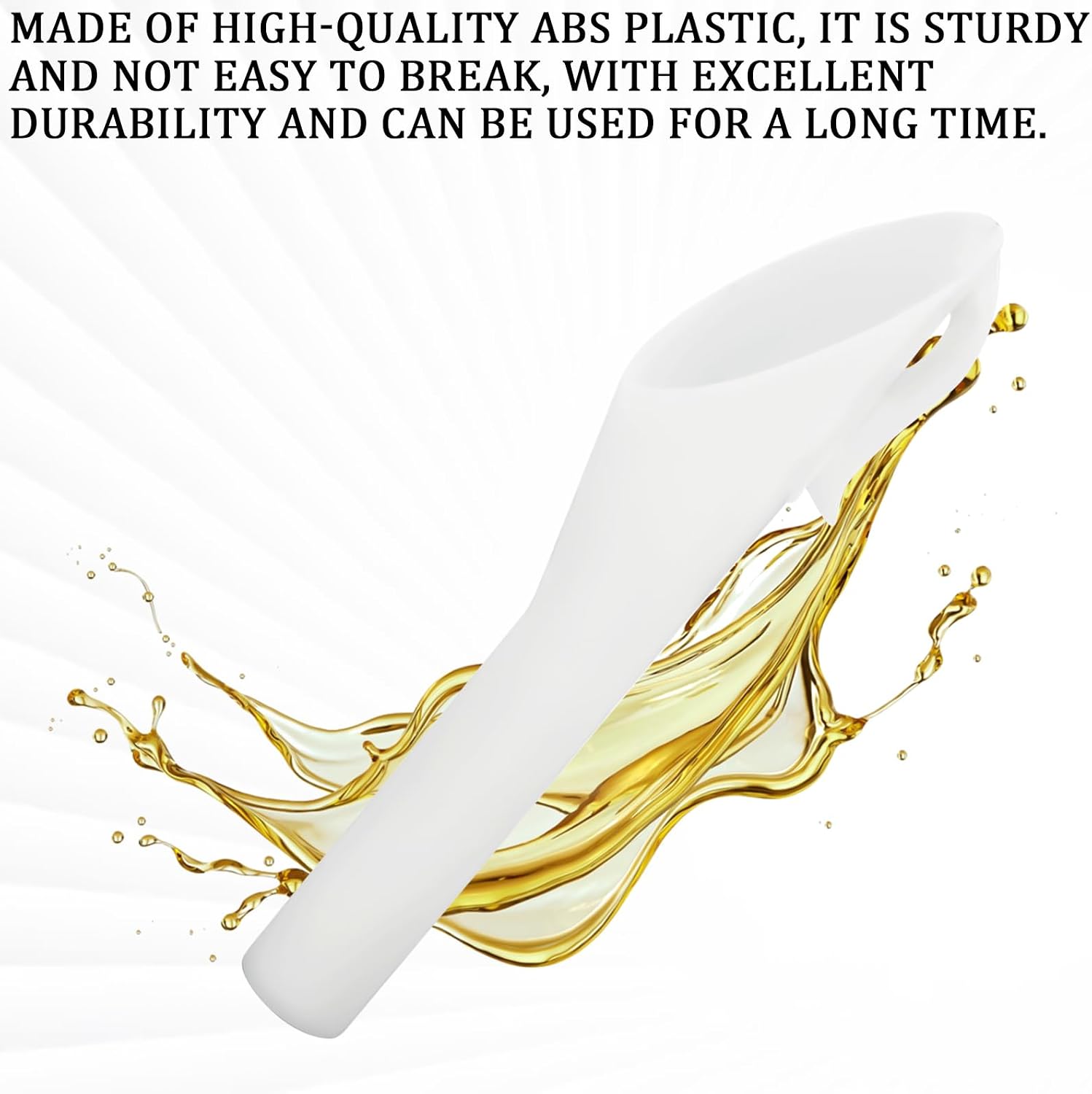 Capless Gas Tank Funnel 2PCS Fuel Funnel for Automotive Use for Ford Focus F150 Mercury Lincoln Mountaineer Mariner, Gas Funnel for Cars OEM#8U5A-17B068-EB 1782177 1833948 2050651(White) thumbnail